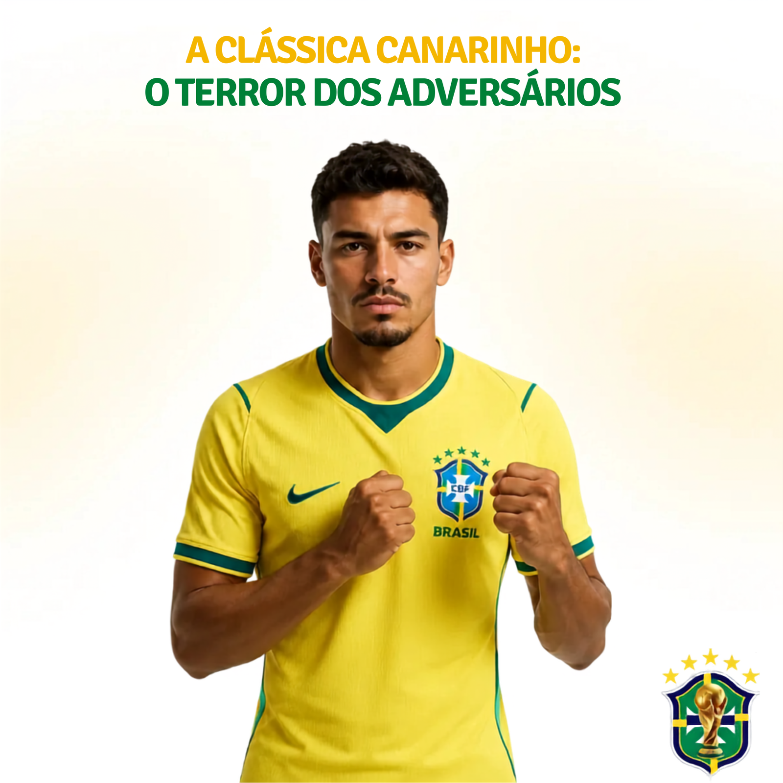 Camisa Canarinho — masculino