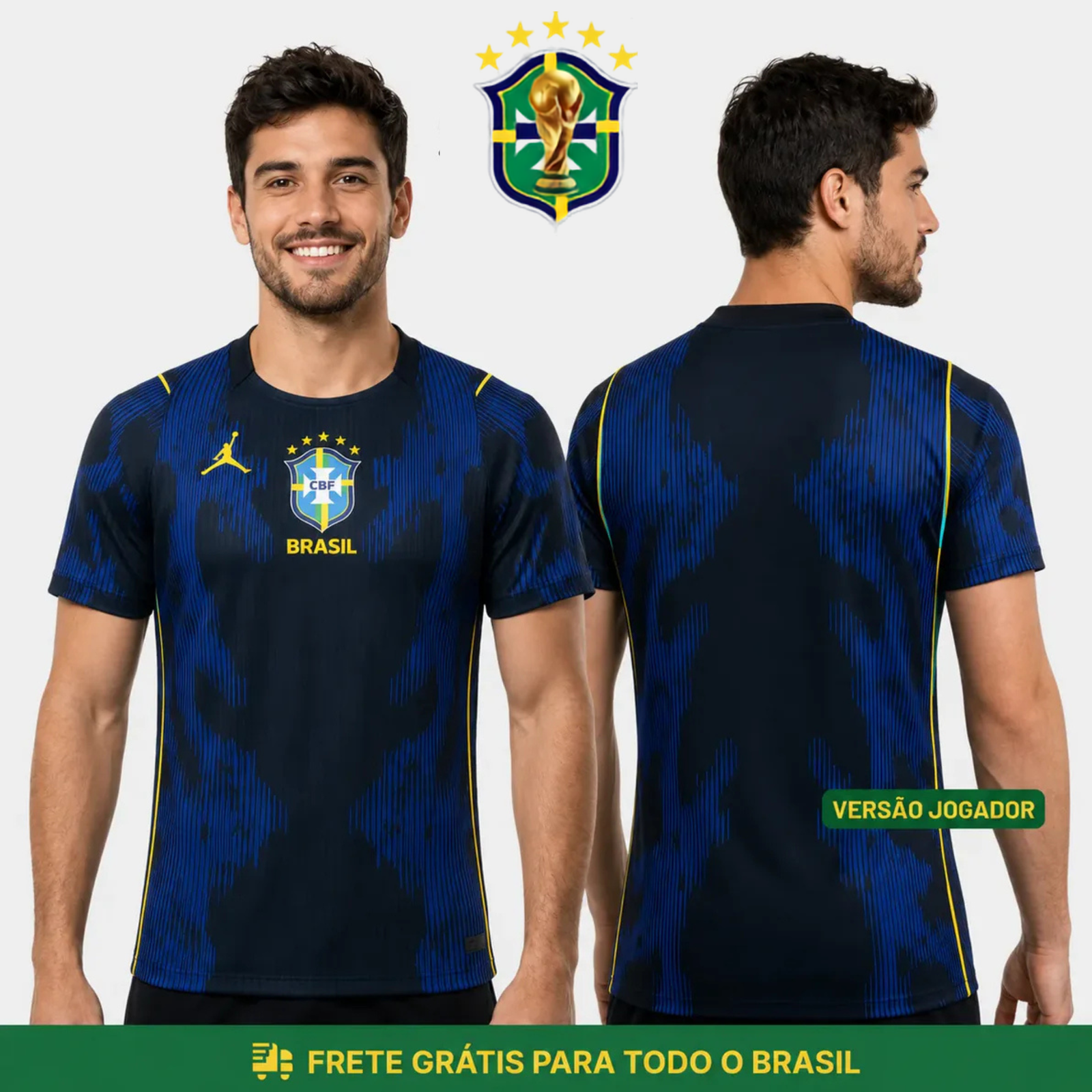 Manto Azul masculino — versão jogador